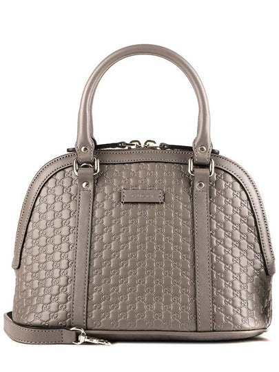 Microssima Small Dome Tote Bag Grey - GUCCI - BALAAN 2