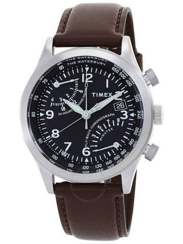 Timex Waterbury Chronograph GMT Quartz Blue Dial Men's Watch TW2W47900 - TIMEX - BALAAN 1