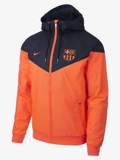 01886817809X BarcelonaAuthentic Wind Runner Jacket 17 18 SeasonNavy Orange - NIKE - BALAAN 2