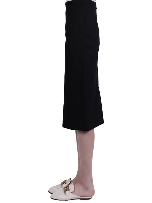 Felice Stretch Jersey Pencil Skirt Black - MAX MARA - BALAAN.