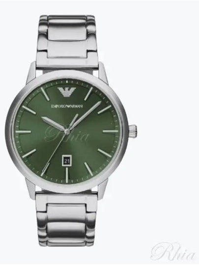 Quartz Metal Watch Green Silver - EMPORIO ARMANI - BALAAN 2