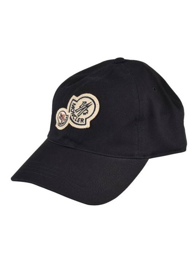 double logo ball cap navy - MONCLER - BALAAN 1