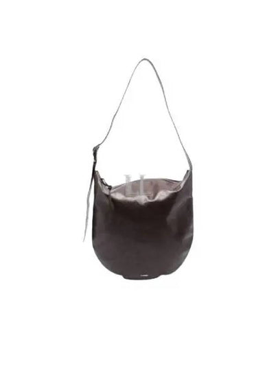 Moon Medium Leather Tote Bag Plum - JIL SANDER - BALAAN 2