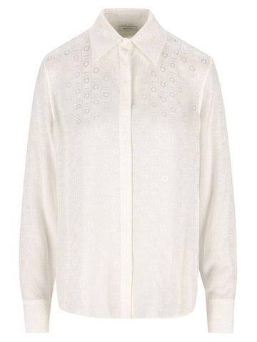 Salvatore Ferragamo Shirts White - SALVATORE FERRAGAMO - BALAAN 1