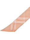 Check Skinny Silk Scarf Pink - BURBERRY - BALAAN 4