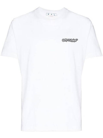 Logo Short Sleeve T-Shirt White - OFF WHITE - BALAAN 1