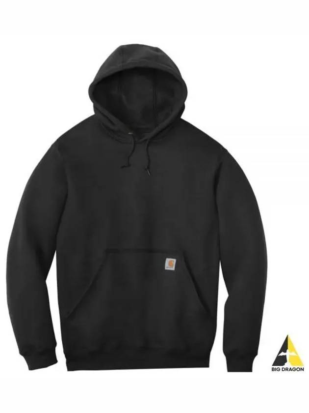 M MW Hooded Sweatshirt K121 BLK midweight - CARHARTT - BALAAN 1