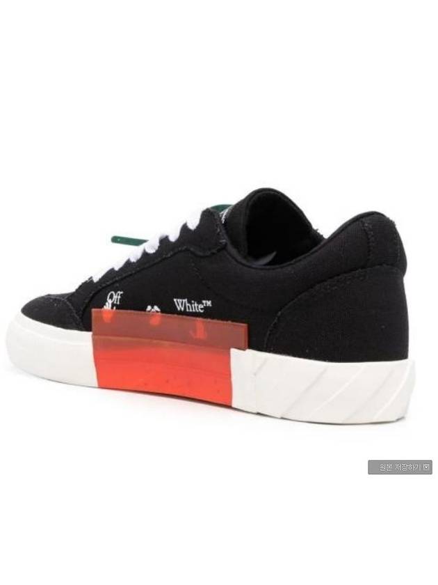 Canvas Low Top Sneakers Black - OFF WHITE - BALAAN 3