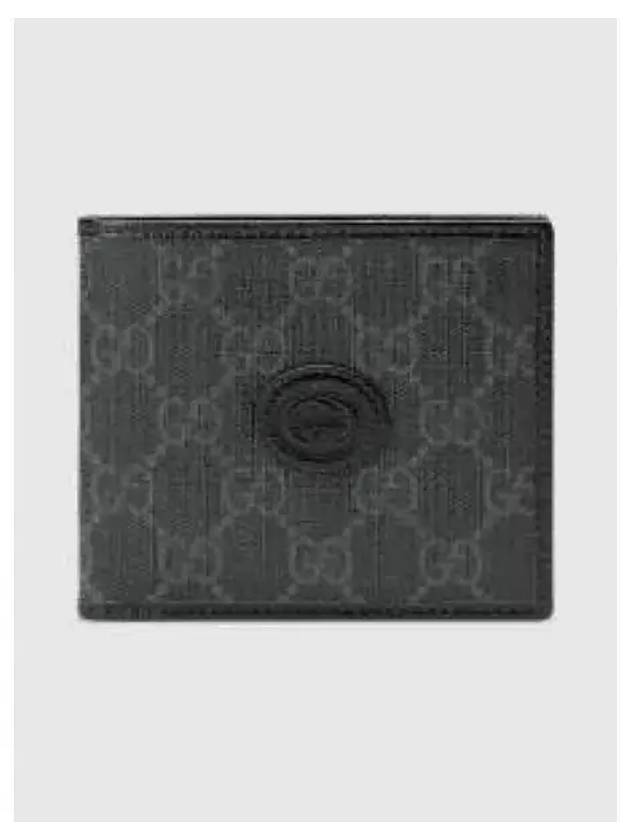 Interlocking GG Mini Half Wallet Black - GUCCI - BALAAN 2