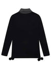 Knit Eri Mink Drop Long Sleeve 9210LBTANAVY - BLACK&WHITE - BALAAN 2