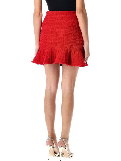 Self-Portrait Textured Knit Mini Skirt - SELF PORTRAIT - BALAAN 2