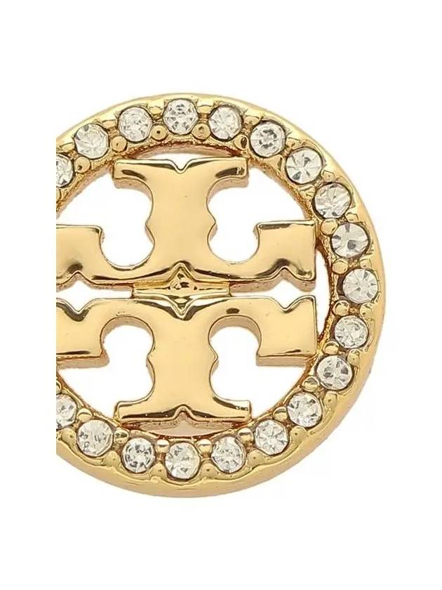 Miller Crystal Stud Earrings Gold - TORY BURCH - BALAAN 4