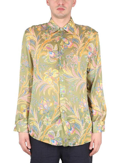 long sleeve shirt 1K870 47720500 GREEN - ETRO - BALAAN 2