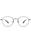 Eyewear Asian Fit Round Eyeglasses Ruthenium - GUCCI - BALAAN 1