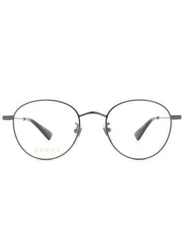 Eyewear Asian Fit Round Eyeglasses Ruthenium - GUCCI - BALAAN 1