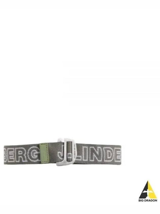 Lennon Webbing Logo Belt Oil Green - J.LINDEBERG - BALAAN 2