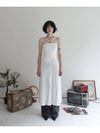 Shirring Strap Tube Dress WHITE Top Women s Long One Piece - RUBATI - BALAAN 8