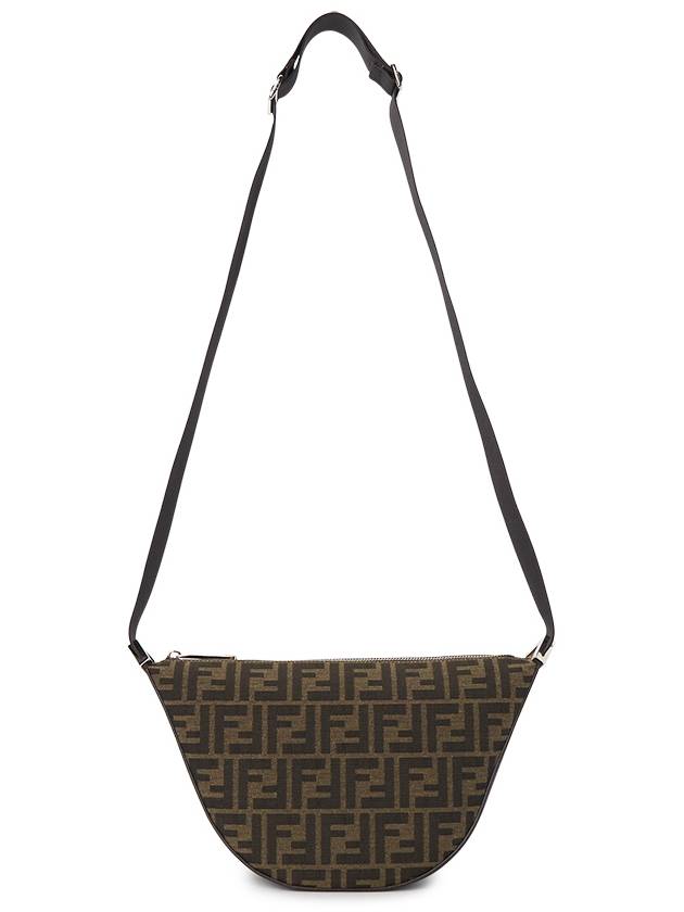 Melon FF Jacquard Small Shoulder Bag Brown - FENDI - BALAAN 8