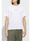 Micro Graphics One Print Short Sleeve T Shirt White - STONE ISLAND - BALAAN 5