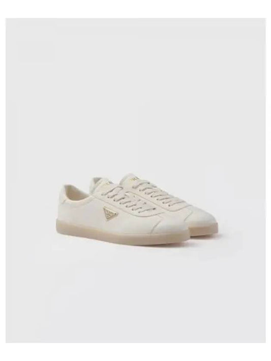 Lane leather low top sneakers Ivory - PRADA - BALAAN 2