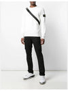 Wappen Pocket Sweatshirt White - STONE ISLAND - BALAAN 5