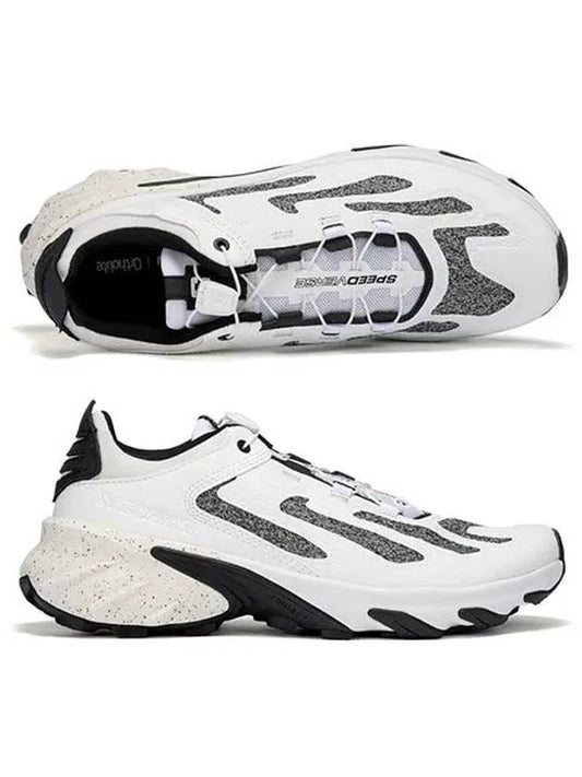 Salomon Unisex SPEEDVERSE Speedverse PRG White Vanilla Ice Sneakers L47149900 - YVES SALOMON - BALAAN 1