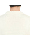 Crew Neck Wool Knit Top Ivory - TEN C - BALAAN 8