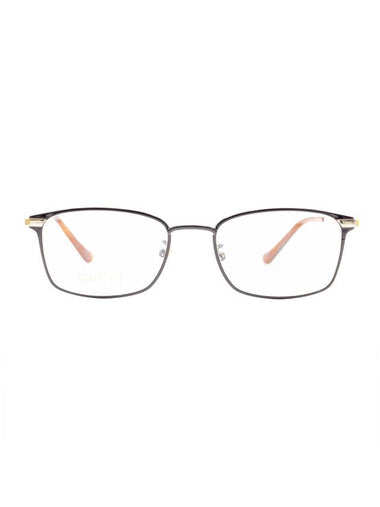 Eyewear Square Metal Eyeglasses Black - GUCCI - BALAAN 1