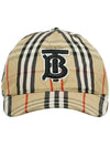 Vintage Check Motif Ball Cap Beige - BURBERRY - BALAAN 2