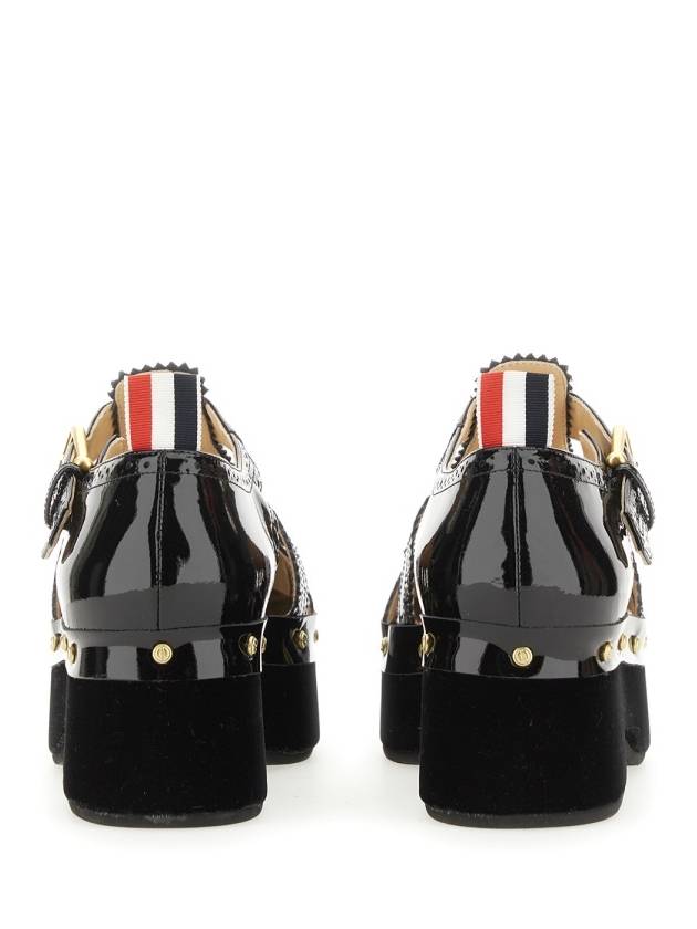 Soft Patent Fisherman Clog Sandals Black - THOM BROWNE - BALAAN 3