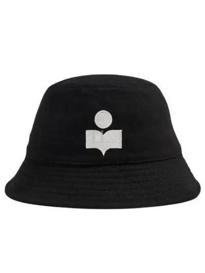 Hailey Embroidered Logo Bucket Hat Black - ISABEL MARANT - BALAAN 2