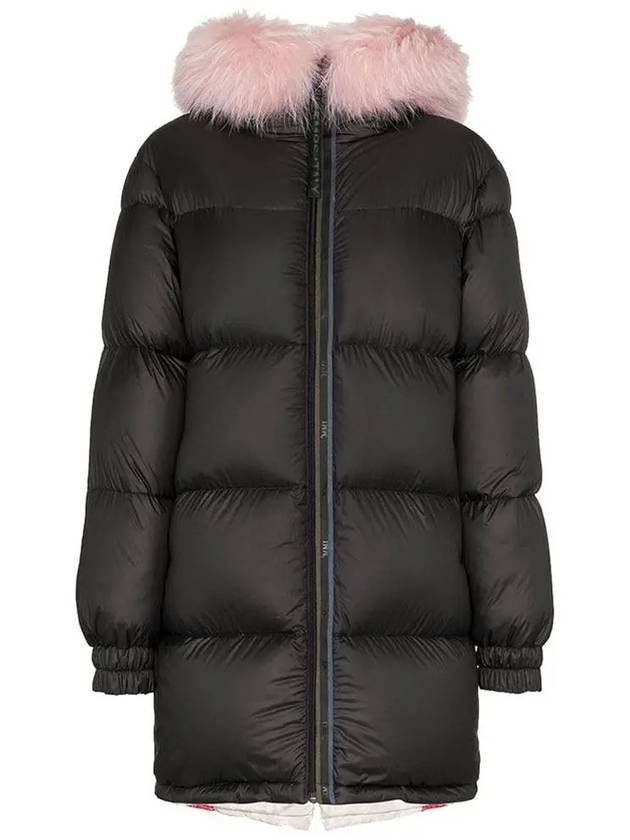 12th Anniversary Raccoon Fur Camo Print Doublesided Puffer Coat OV054 C9161 - MR & MRS ITALY - BALAAN 1