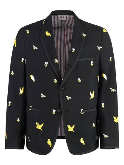 Men's Arrow and Vis Jacket Black - THOM BROWNE - BALAAN 2