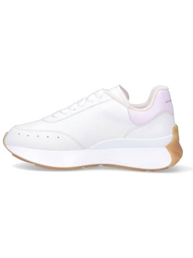 Logo Low Top Sneakers White Pink - ALEXANDER MCQUEEN - BALAAN 4