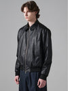 Leather Blouson Black - FILLCHIC - BALAAN 2