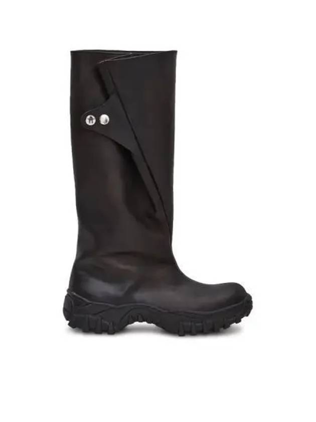 NEGATIVE THREE folded long boots black - NEGATIVETHREE - BALAAN 1