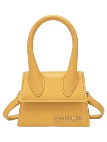 Jacquemus Mini Le Chiquito Shoulder Bag Dark Yellow Handbag Tote - JACQUEMUS - BALAAN 1