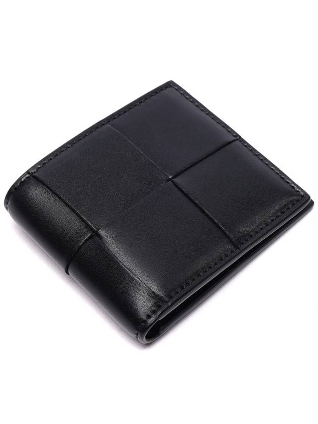 Intrecciato Half Wallet Black - BOTTEGA VENETA - BALAAN 6