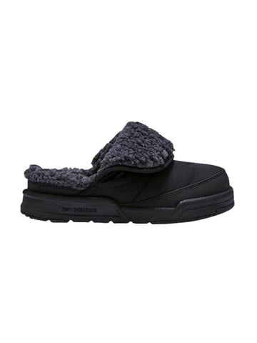 Logo Nylon Slippers Black - NEW BALANCE - BALAAN 1