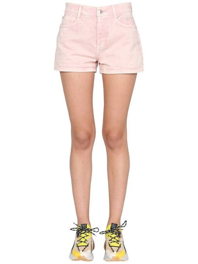 Women's Logo Denim Shorts Pink - STELLA MCCARTNEY - BALAAN 2