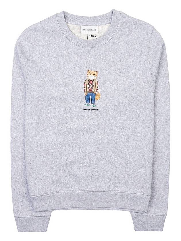 Maison Kitsune Dressed Fox Sweatshirt LW00309KM001 LGM - MAISON KITSUNE - BALAAN 10