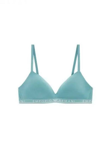 UNDERWEAR Women's Line Logo Band Triangle Bra Mint 270707 - EMPORIO ARMANI - BALAAN 1