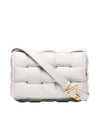 Gold Hardware Padded Cassette Cross Bag Chalk - BOTTEGA VENETA - BALAAN 1