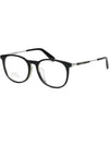 Eyewear Round Eyeglasses Black - MONCLER - BALAAN 1