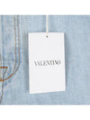 Men's Slim Chino Denim Jeans Light Blue - VALENTINO - BALAAN 6