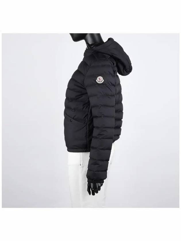 Hede Hooded Short Down Padding Black - MONCLER - BALAAN 4