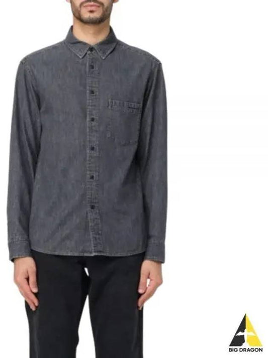 Chemise Denim Long Sleeve Shirt Grey - ISABEL MARANT - BALAAN 2