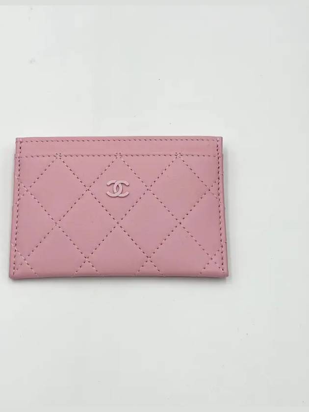 Classic card wallet holder light pink AP3818 - CHANEL - BALAAN 2