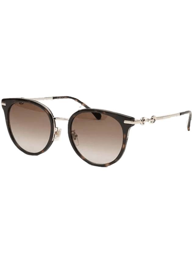 Eyewear Round Oversize Asian Fit Sunglasses Havana - GUCCI - BALAAN 1