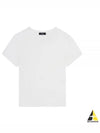 Women's Tiny Cotton Short Sleeve T-Shirt White - THEORY - BALAAN 2